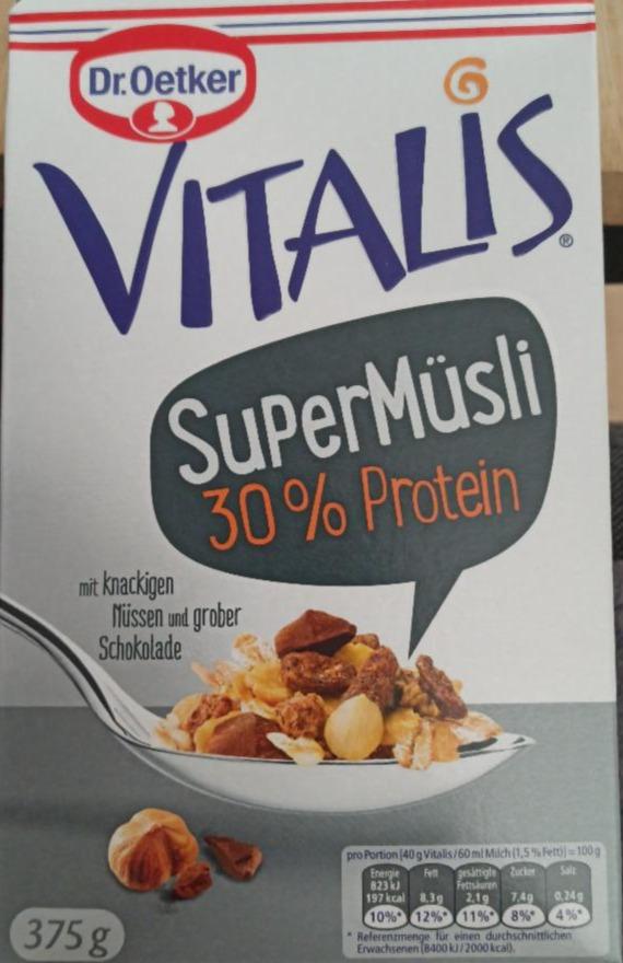 Fotografie - Vitalis Supermusli 30% Protein Dr.Oetker