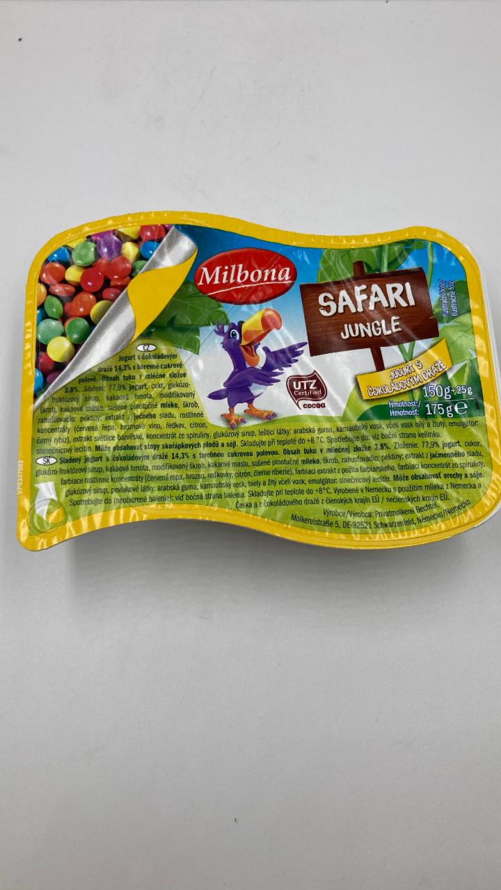Fotografie - Safari s čokoládovým dražé v barevné cukrové polevě Milbona