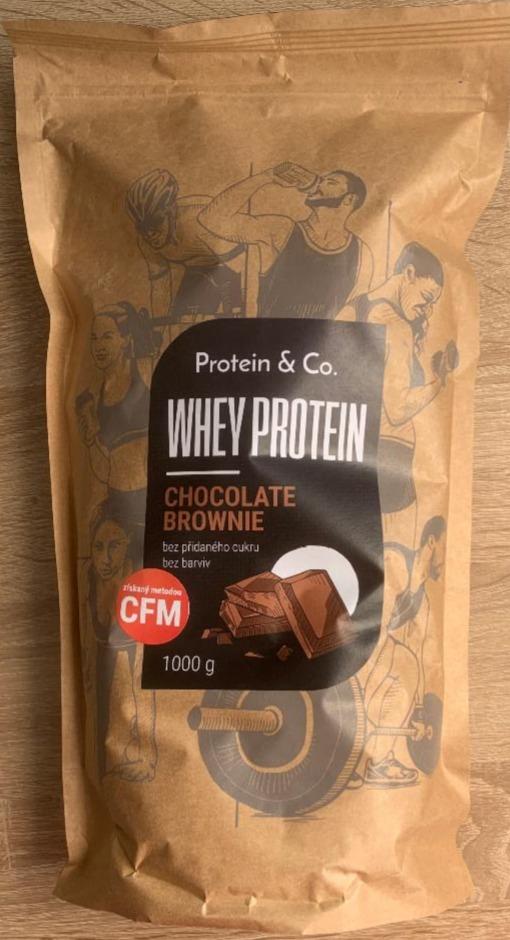 Fotografie - Whey Protein chocolate brownie Protein & Co.
