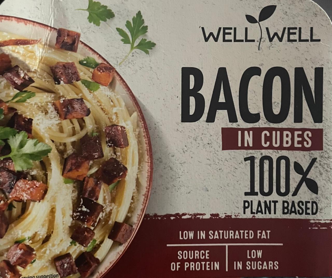 Fotografie - Bacon in Cubes 100% plant based Well Wel