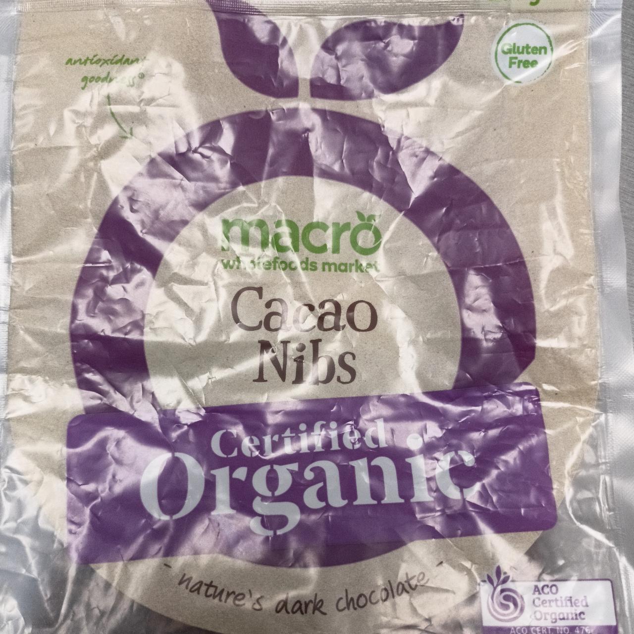 Fotografie - Organic Cacao Nibs Macro