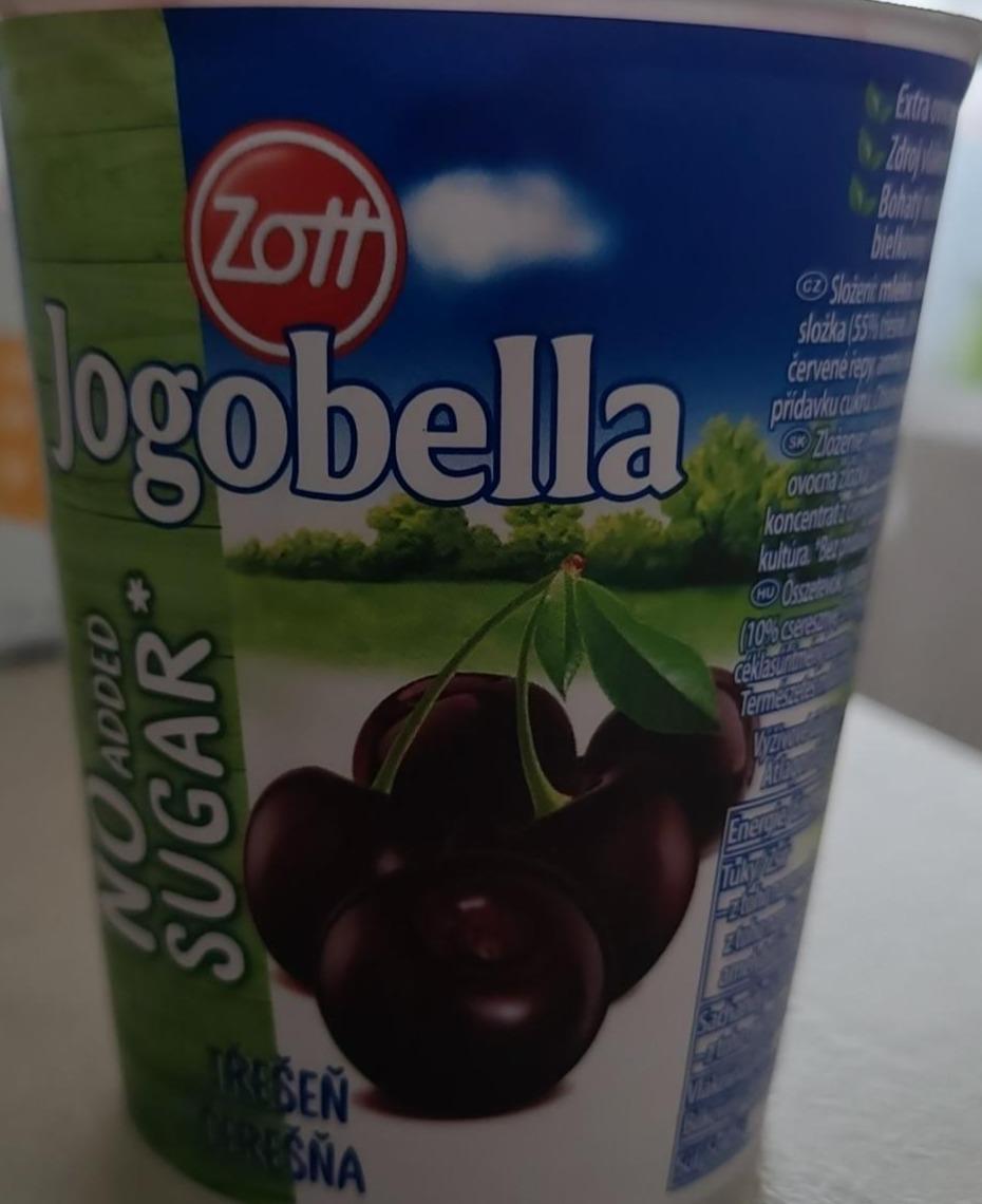 Fotografie - Jogobella třešeň jogurt No Added Sugar Zott