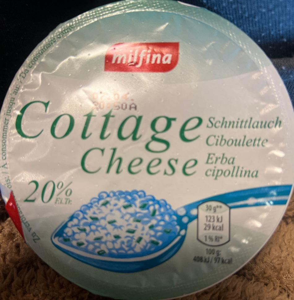 Fotografie - Cottage Cheese Schnittlauch Milfina