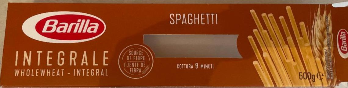 Fotografie - špagety celozrnné těstoviny Barilla