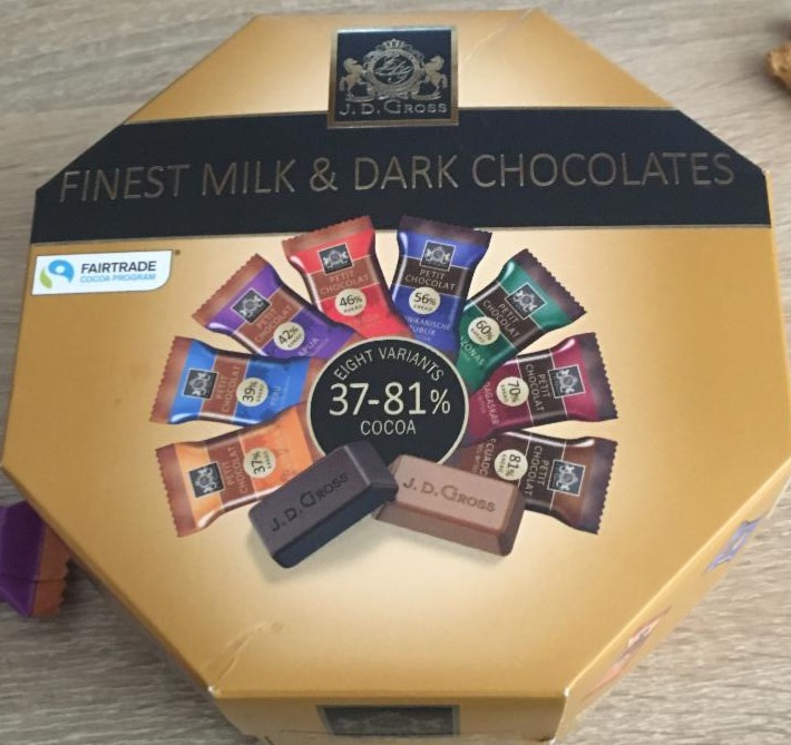 Fotografie - Finest Milk & Dark Chocolate 37-81% J.D.Gross