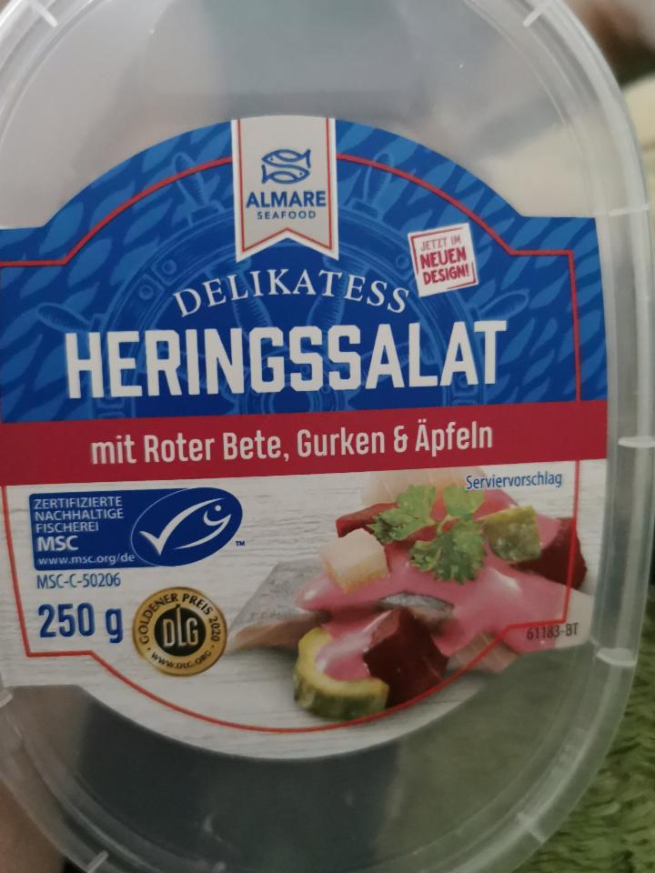 Fotografie - Heringssalat mit roter Beete, Äpfel & Gurken Almare Seafood