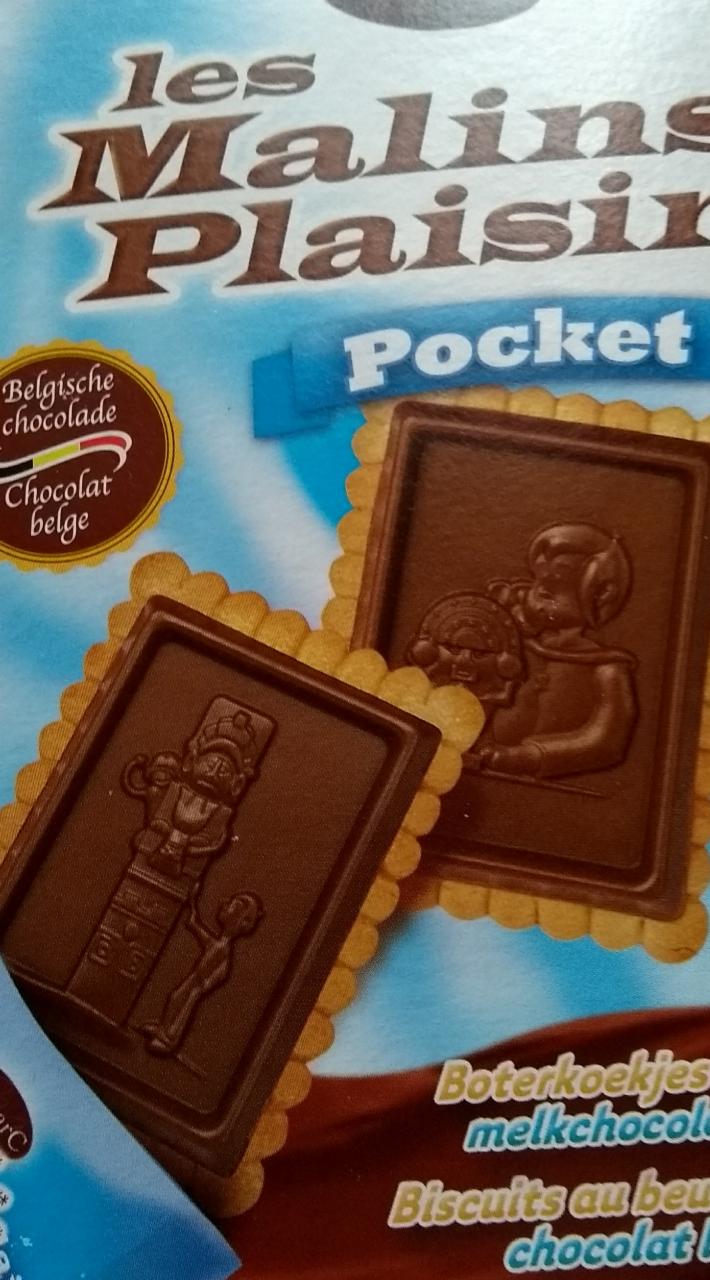 Fotografie - Biscuits au beurre avec tablette de chocolat au lait Les malins plaisirs