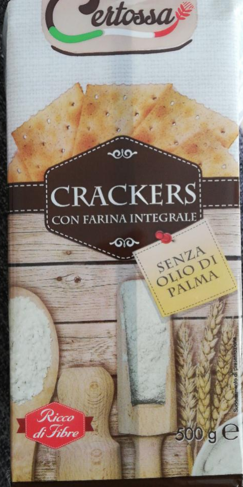 Fotografie - Cracker con farina integrale Certossa