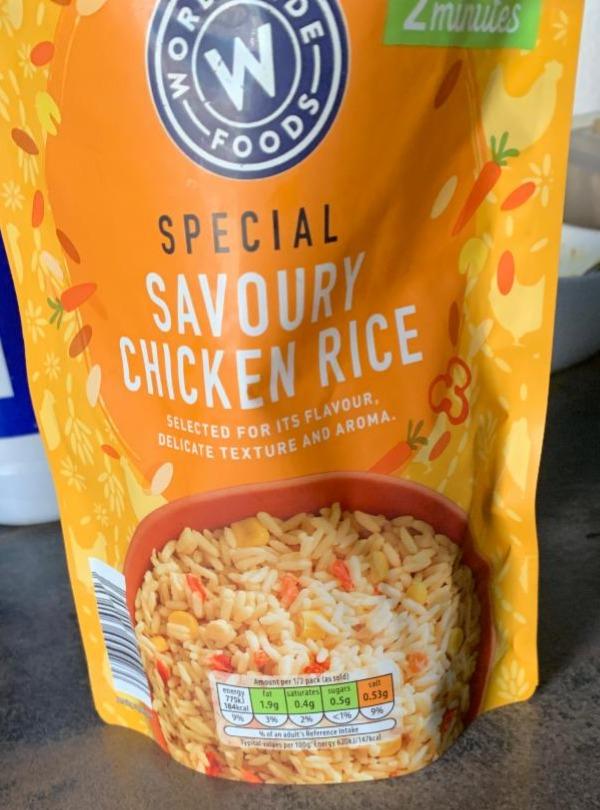 Fotografie - Special Savoury Chicken Rice Worldwide Foods