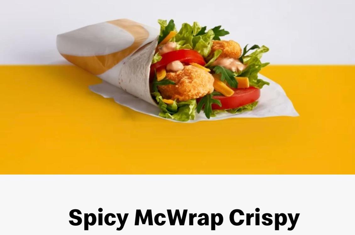 Fotografie - Spicy McWrap Crispy McDonald's