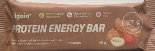 Fotografie - protein energy bar peanuts Vilgain