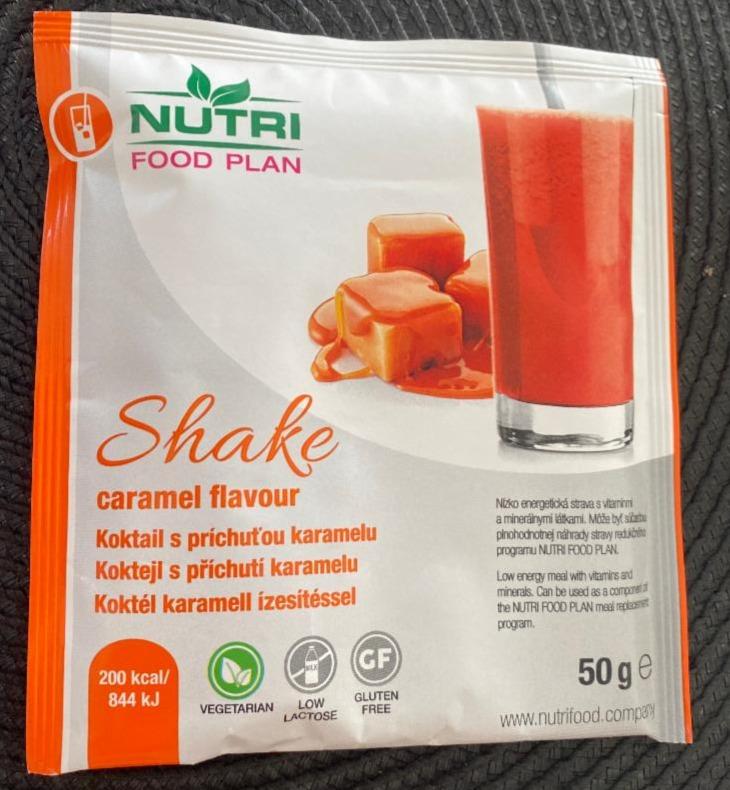 Fotografie - Shake caramel flavour Nutri food plan
