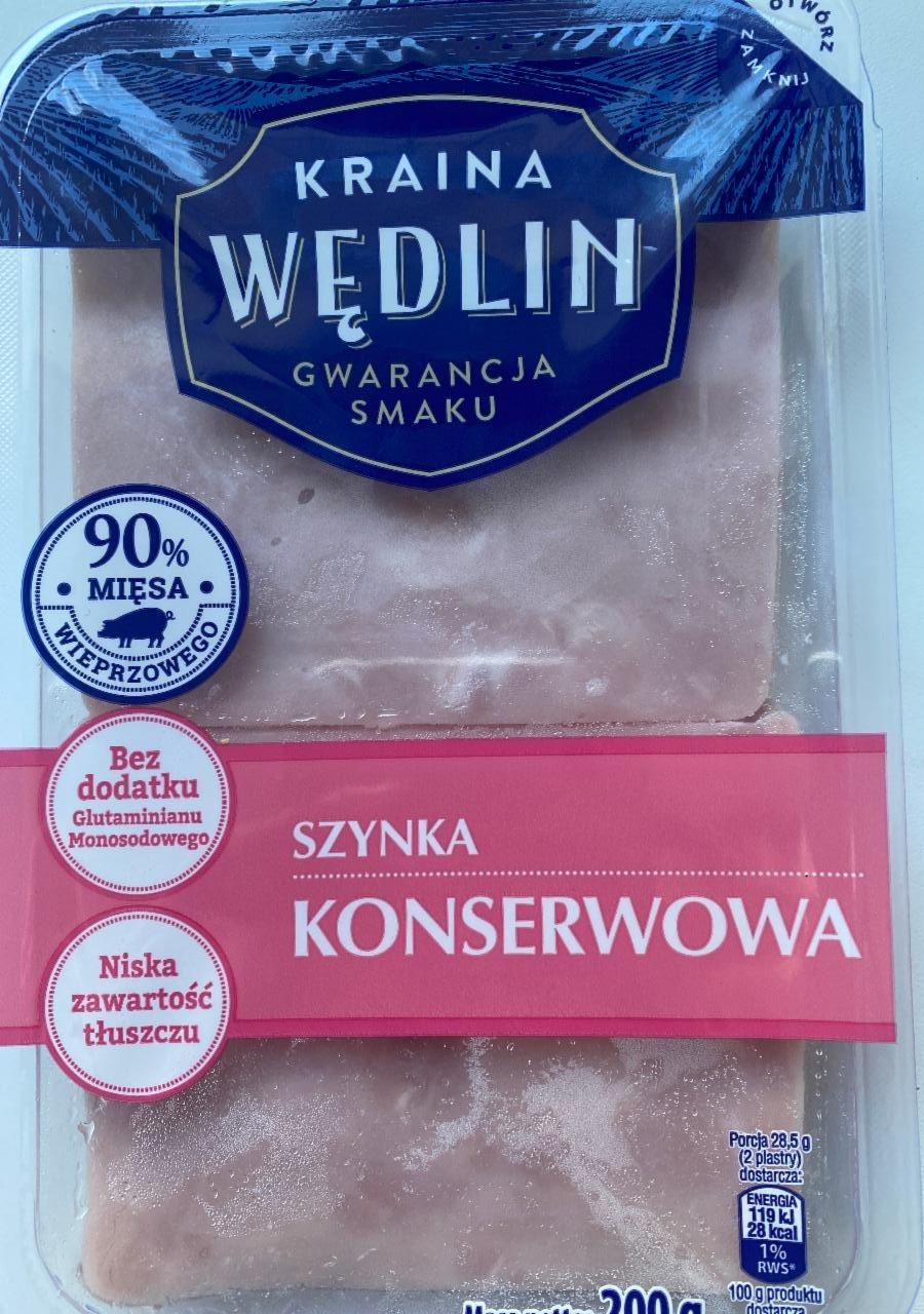 Fotografie - szynka konserwowa 90% mięsa wieprzowego Kraina Wędlin