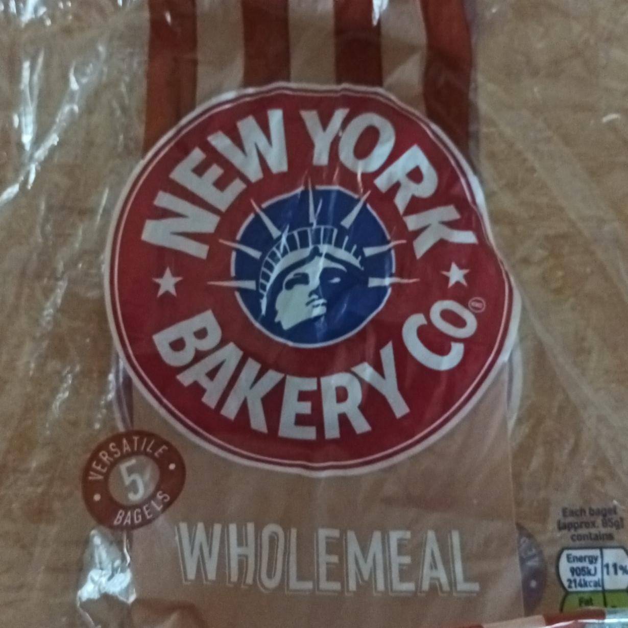 Fotografie - Wholemeal Bagel New York Bakery Co.