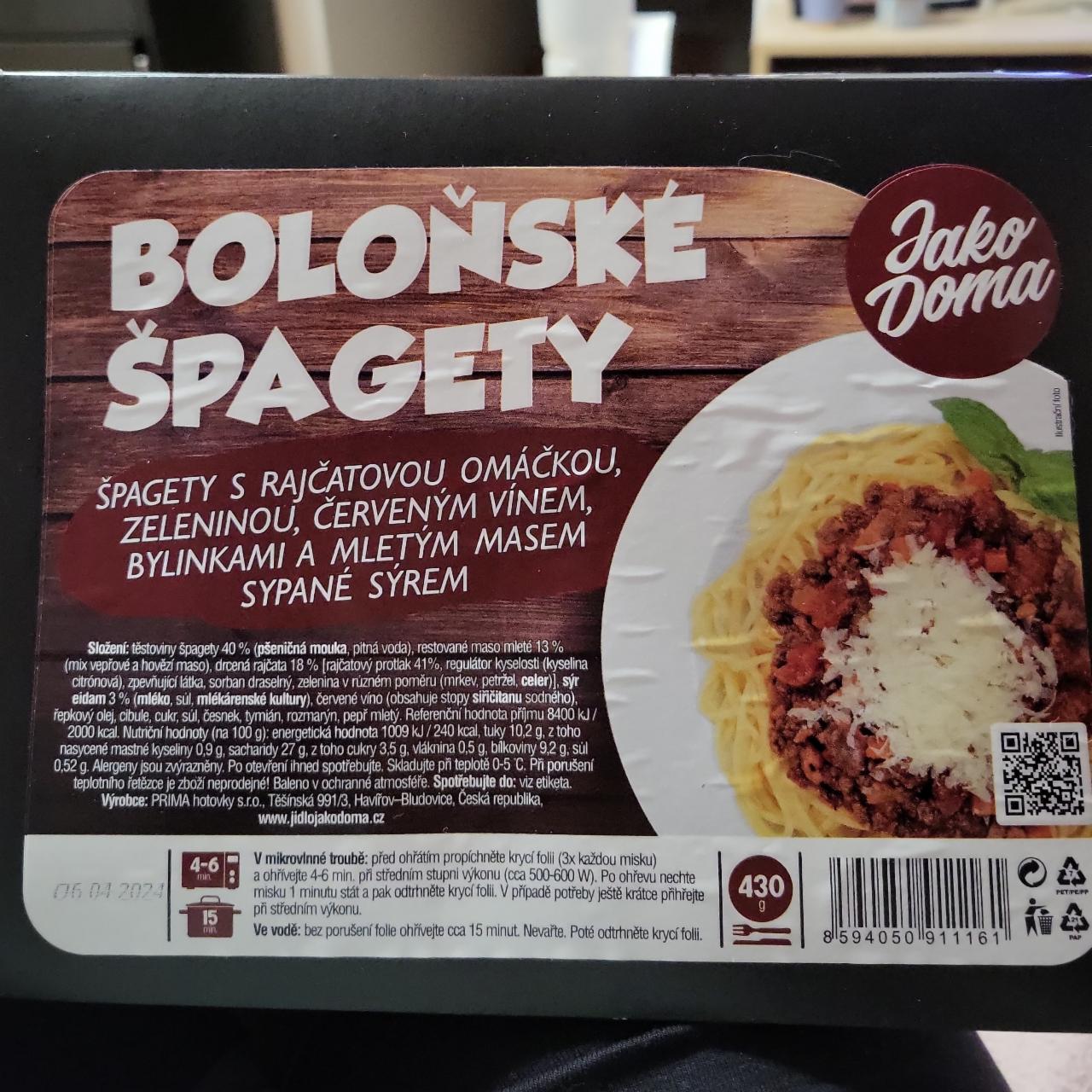 Fotografie - Boloňské špagety Jako doma