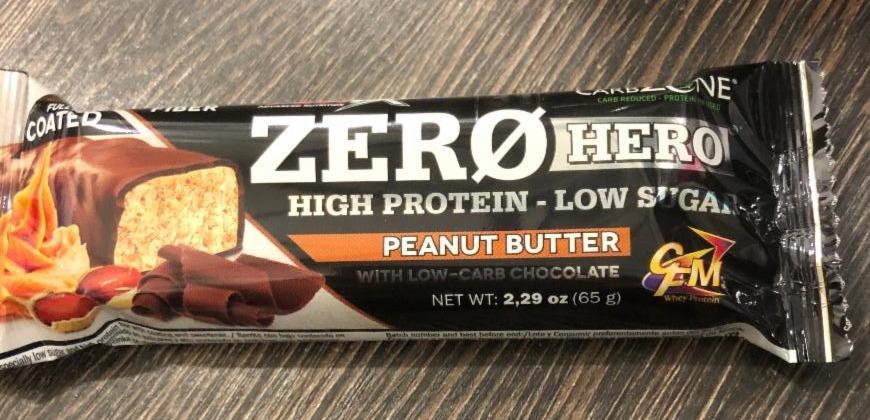 Fotografie - Zero Hero 31% Protein Bar Peanut Butter Amix