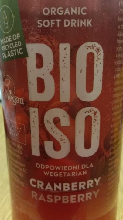 Fotografie - BIO ISO Cranberry Raspberry organic soft drink