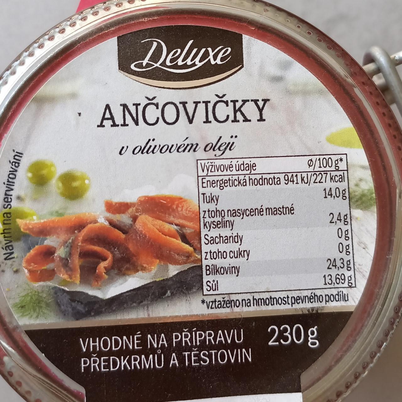 Fotografie - Deluxe Ančovičky v olivovém oleji