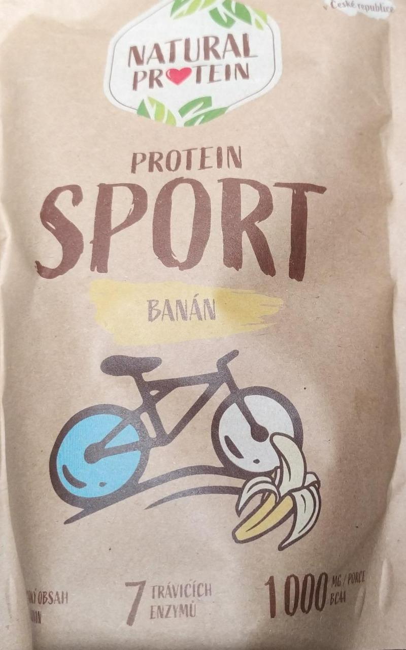 Fotografie - Protein Sport Banán Natural protein