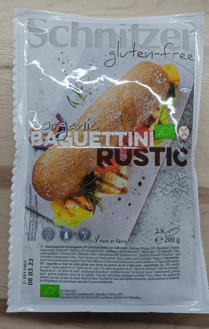 Fotografie - Organic Baguettini Rustic gluten-free Schnitzer