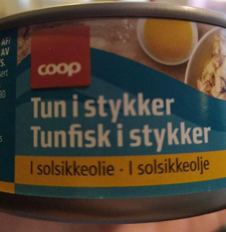 Fotografie - Tunfisk I Stykker Solsikkeolje Coop
