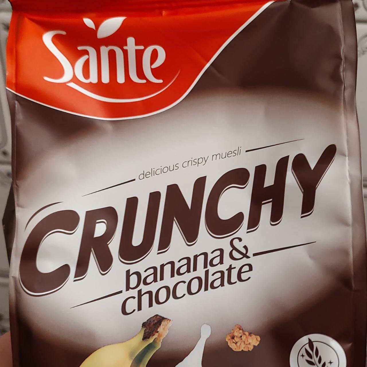 Fotografie - Crunchy banana & chocolate Sante