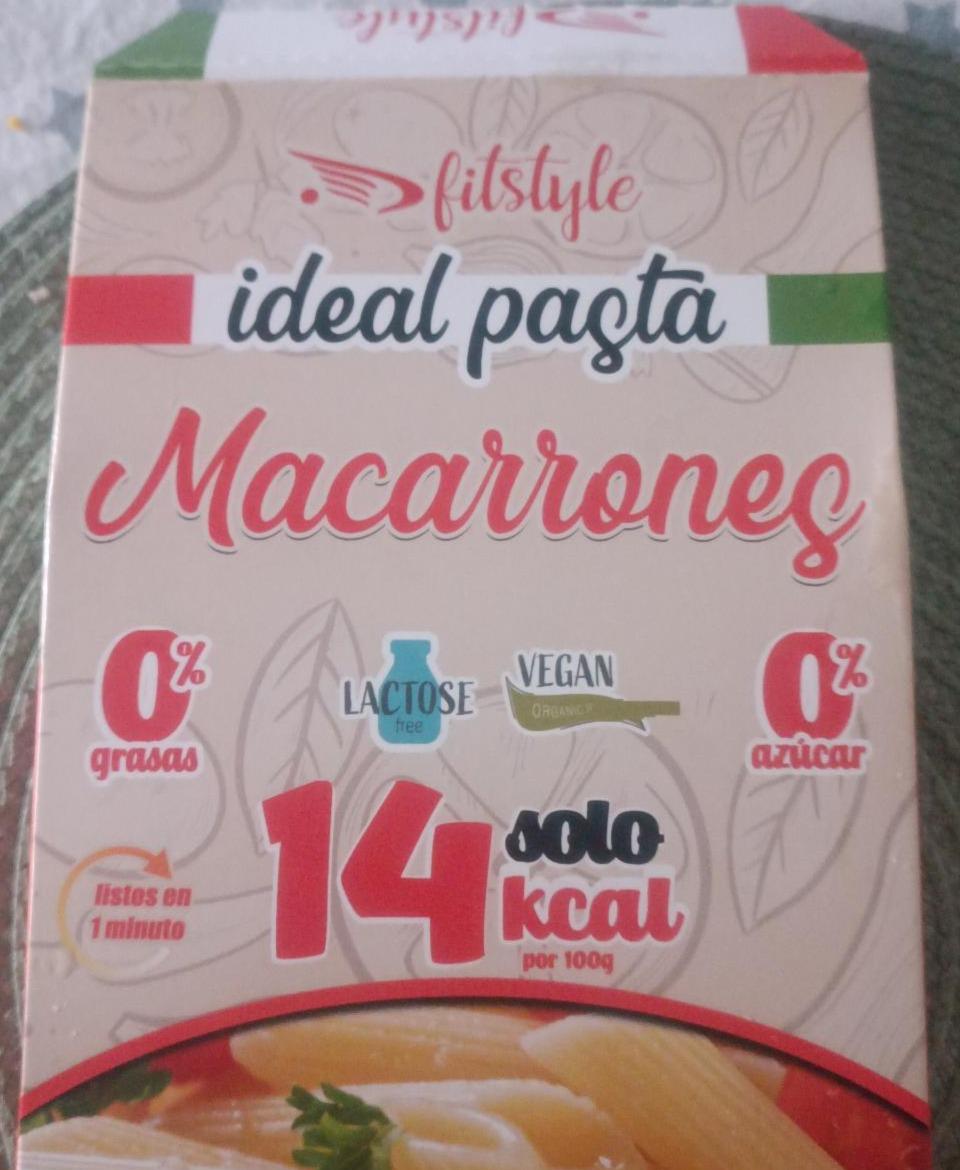 Fotografie - Ideal Pasta Macarrones Fitstyle