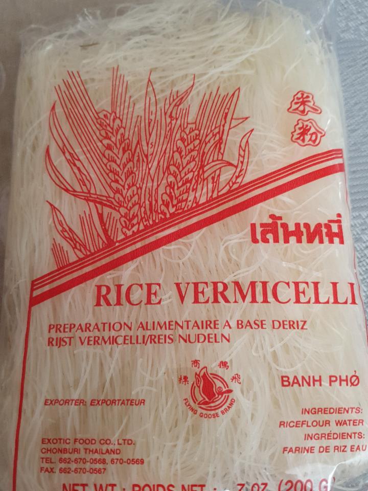 Fotografie - rýžové nudle vlasové Rice Vermicelli