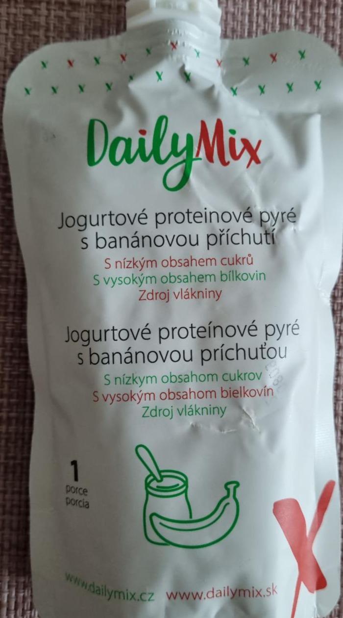 Fotografie - Jogurtové proteinové pyré s banánovou příchutí DailyMix