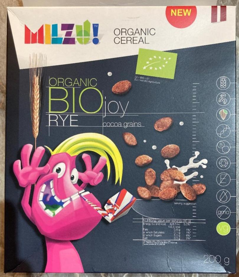 Fotografie - Organic Bio Rye Joy Cocoa Grains Milzu!