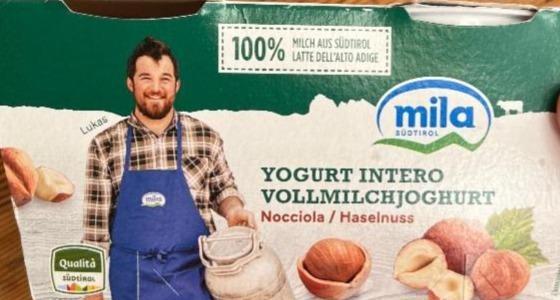 Fotografie - Yogurt intero vollmilchjoghurt nocciola Mila
