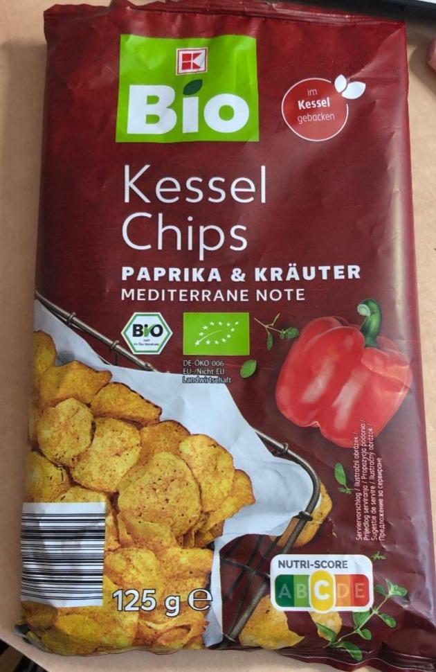 Fotografie - Kessel Chips Paprika & Kräuter K-Bio