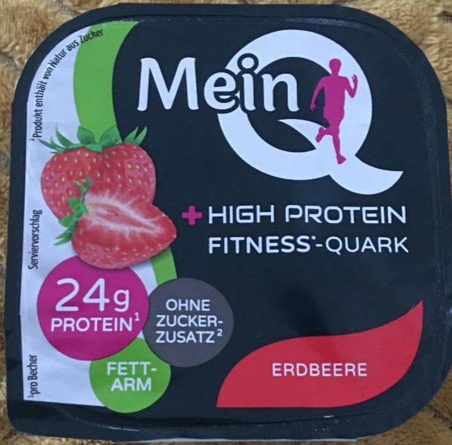 Fotografie - High Protein Fitness Quark Erdbeere MeinQ