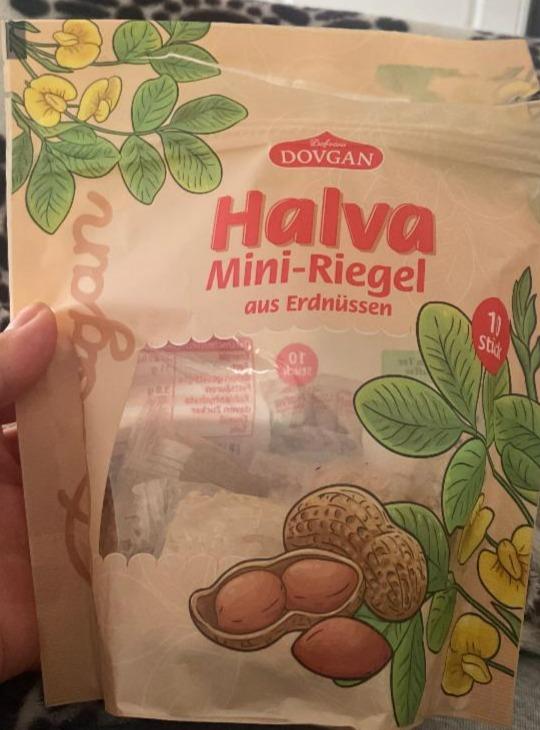 Fotografie - Halva mini-Riegel aus Erdnüssen Dovgan