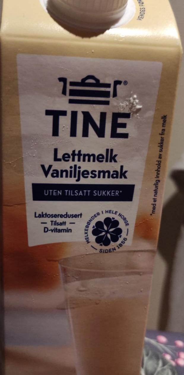 Fotografie - Lettmelk Vaniljesmak Uten Tilsatt sukker Tine