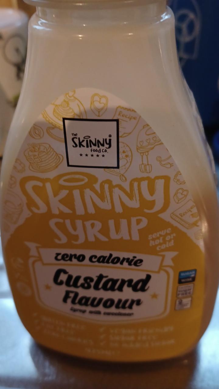 Fotografie - Custard Flavoured Syrup zero calorie The Skinny Food Co
