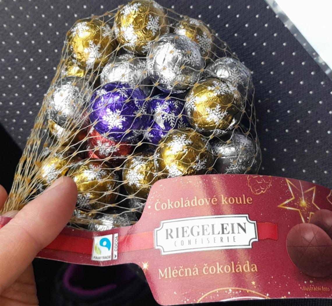 Fotografie - Čokoladové koule Mléčná čokoláda Riegelein Confiserie
