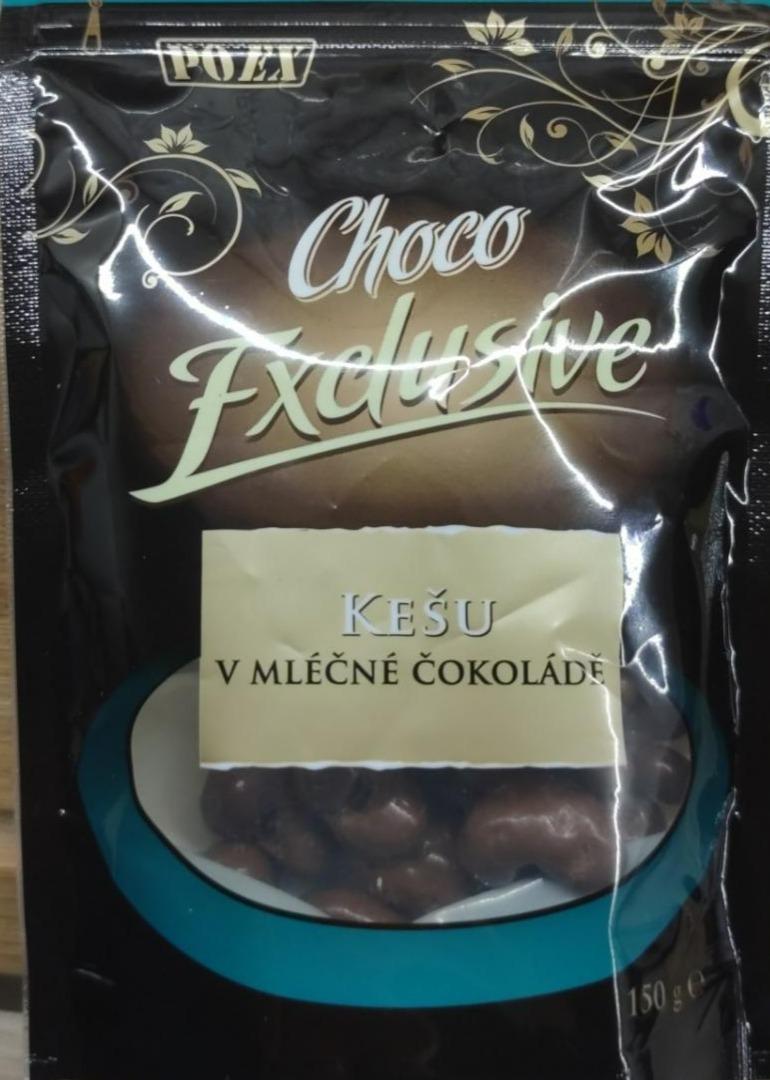 Fotografie - Choco Exclusive Kešu v mléčné čokoládě Poex