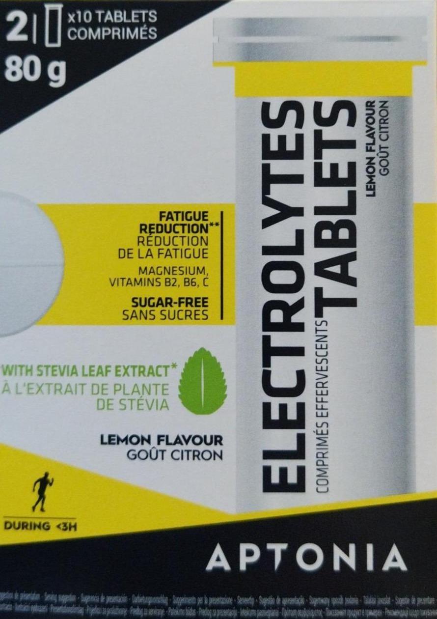 Fotografie - Electrolytes tablets lemon Aptonia