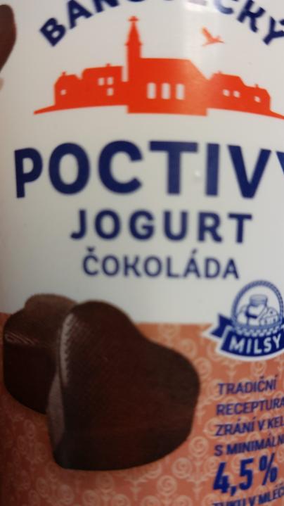 Fotografie - Poctivý jogurt Bánovecký Čokoláda