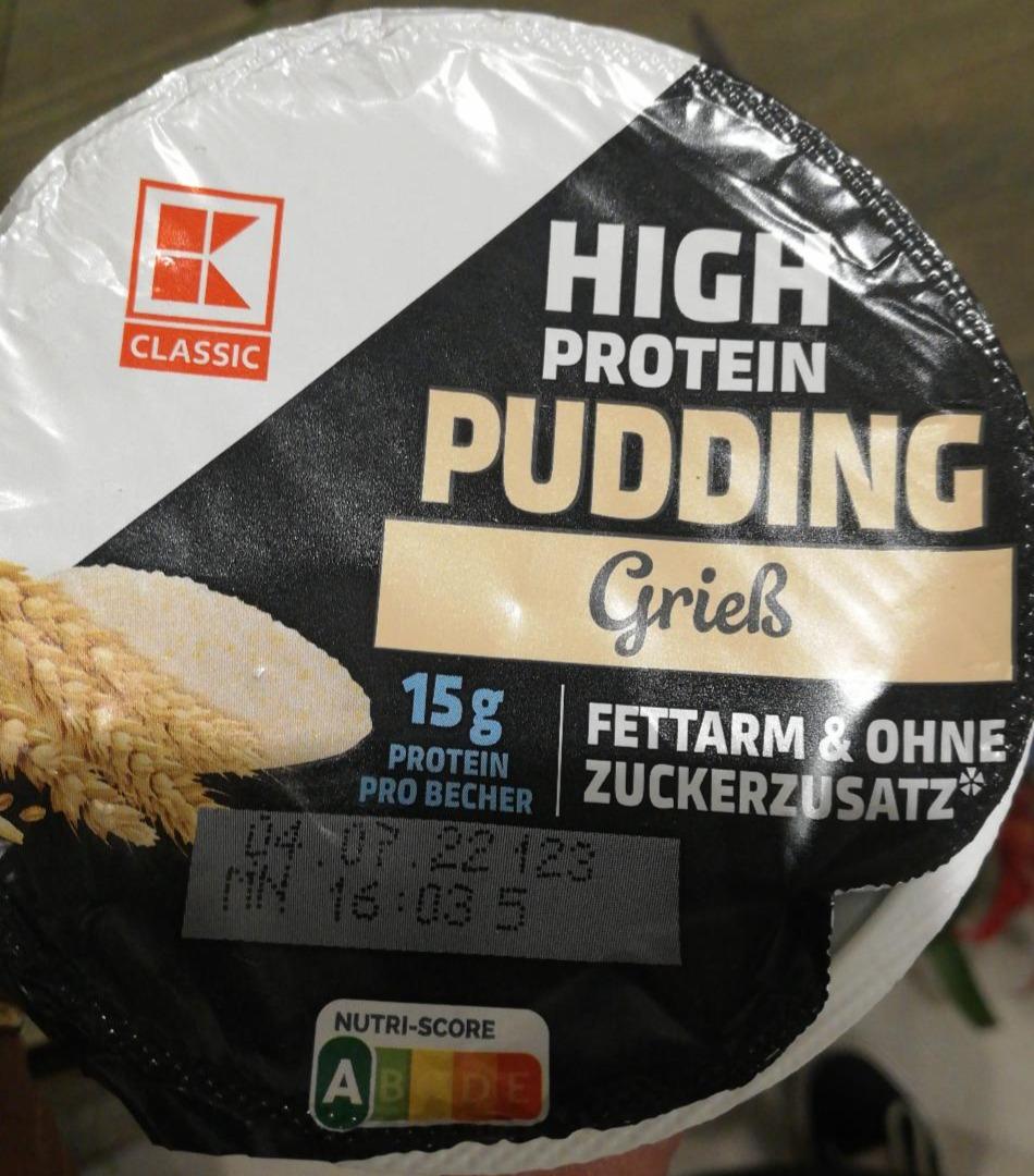 Fotografie - High protein Pudding Grieß K-Classic
