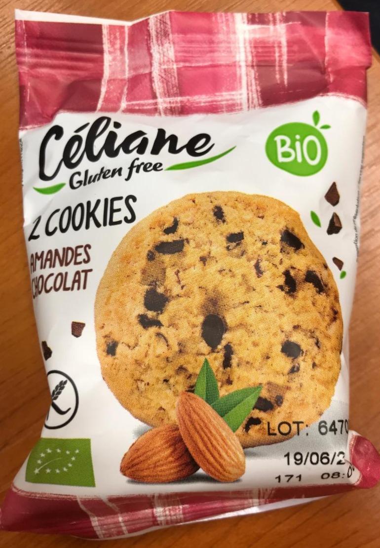 Fotografie - Bio Cookies Gluten free Amandes Chocolat Céliane