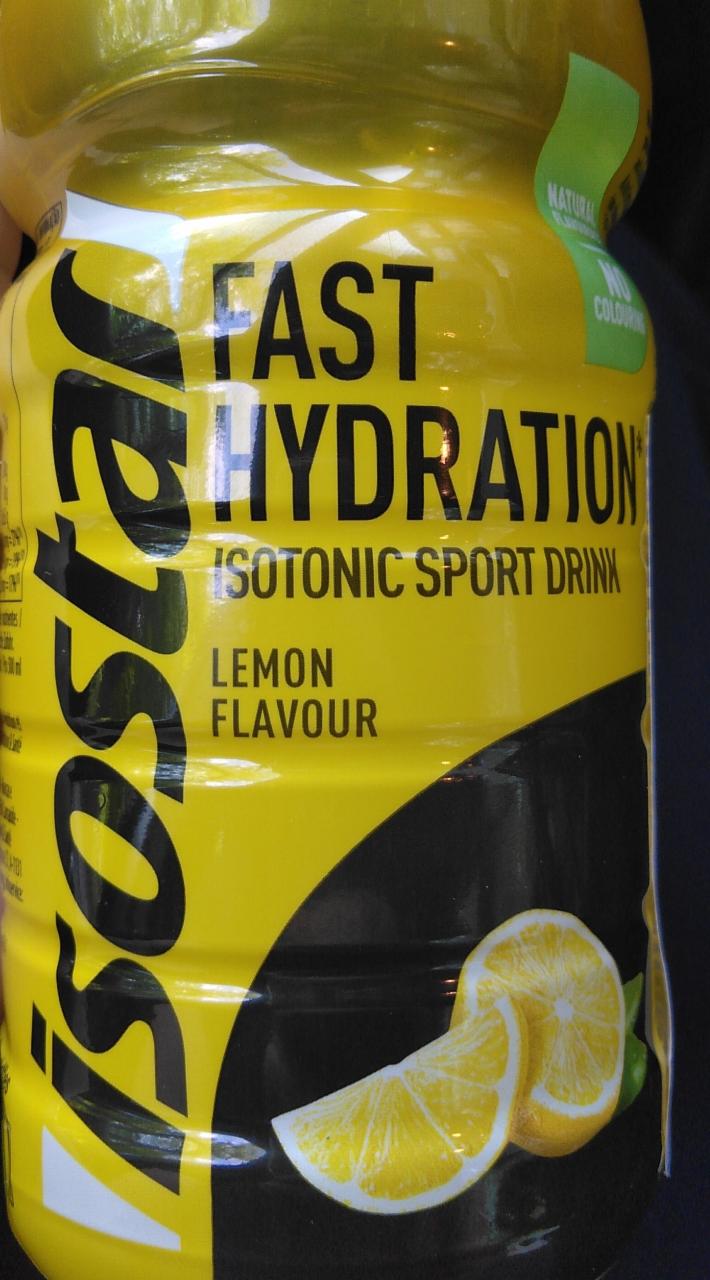 Fotografie - Fast Hydration Isotonic Sport Drink Lemon Isostar