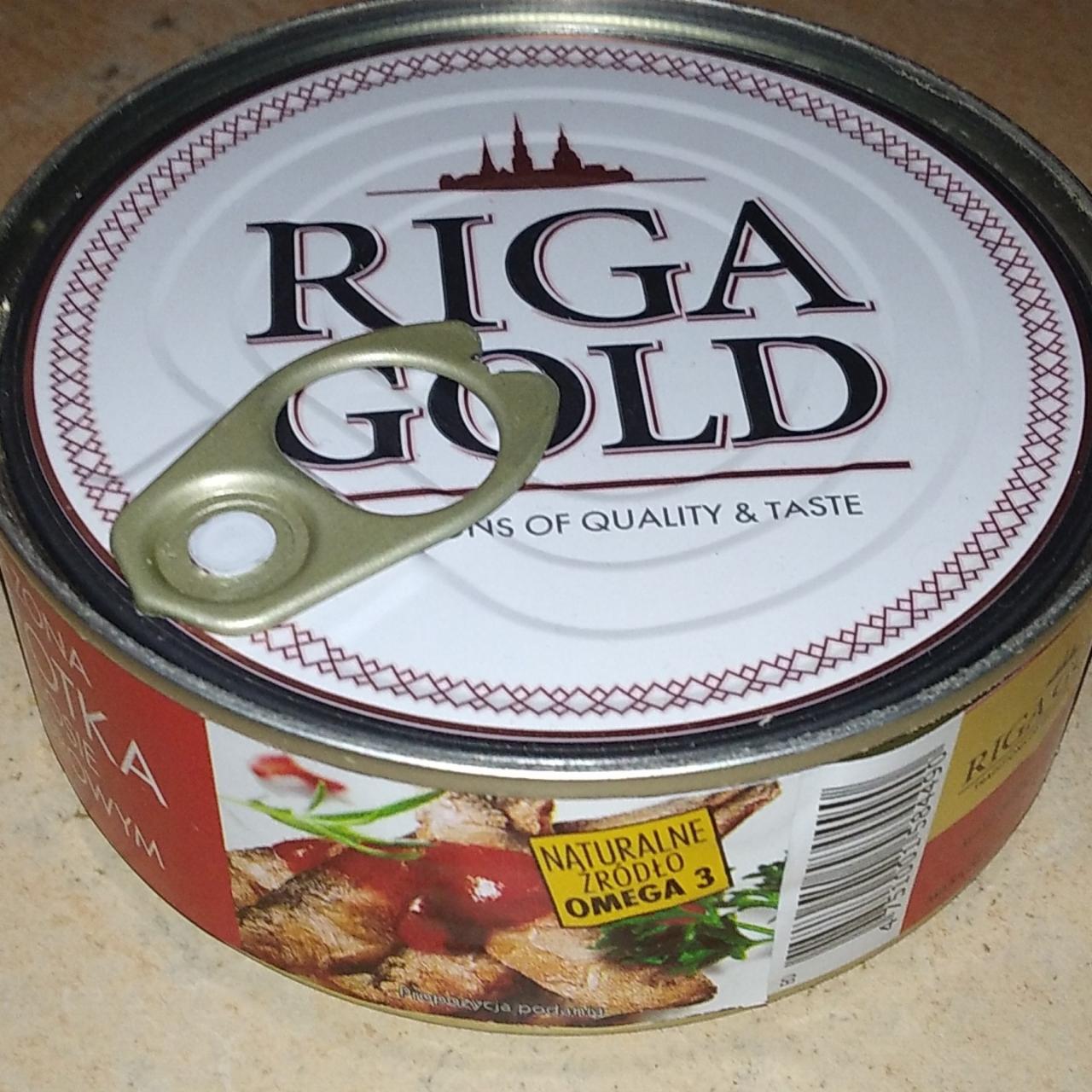 Fotografie - Šproty v rajčatové omáčce Riga Gold