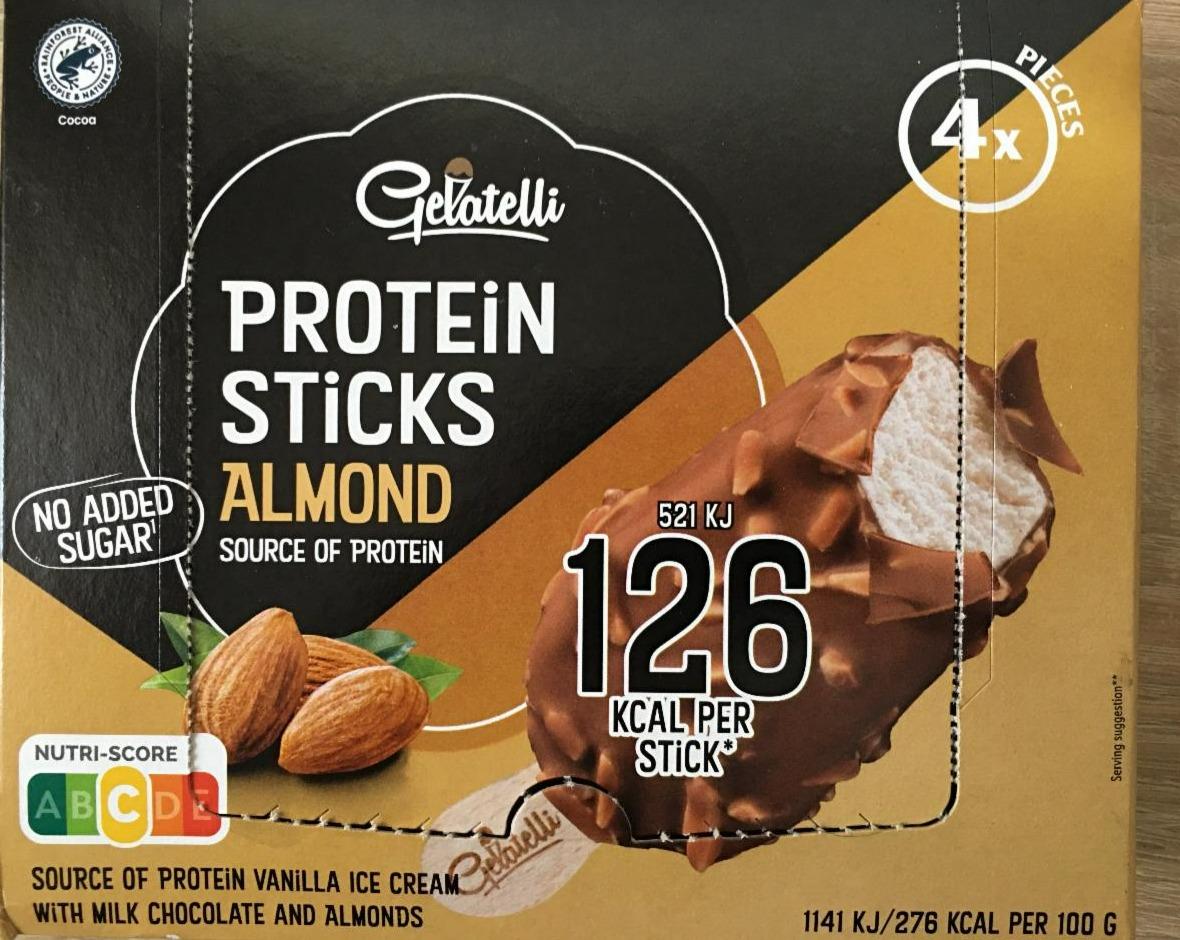 Fotografie - Protein sticks Almond Gelatelli