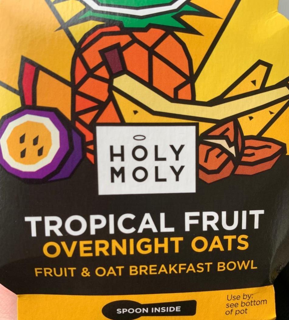 Fotografie - Tropical fruit overnight oats Holy Moly