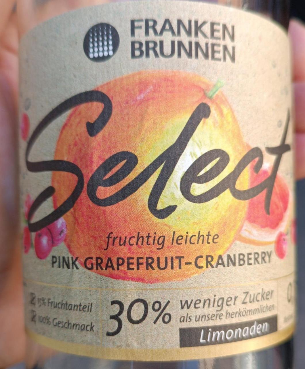 Fotografie - Select Pink Grapefruit-Cranberry Franken Brunem
