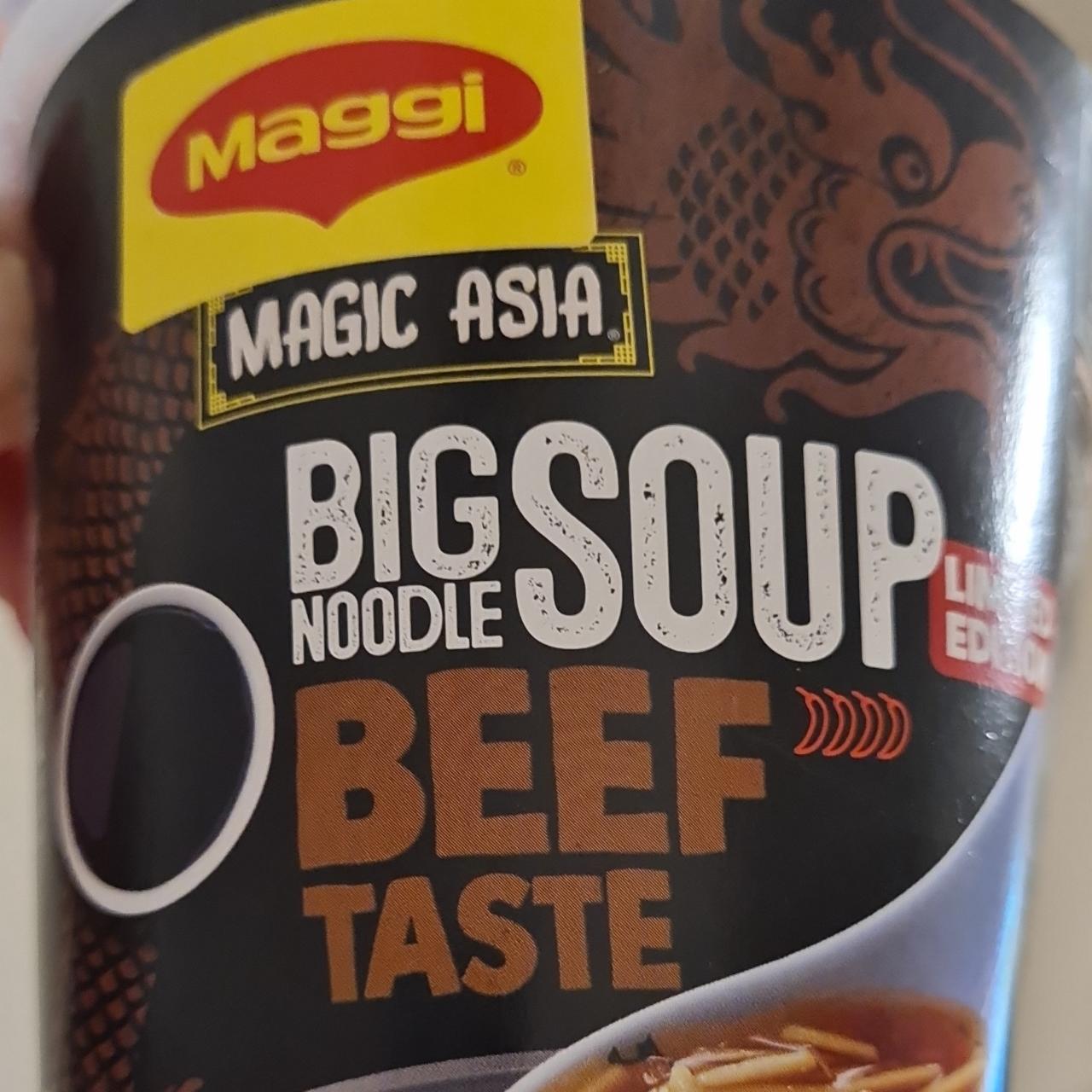 Fotografie - Magic Asia Big Soup Noodle Beef Taste Maggi