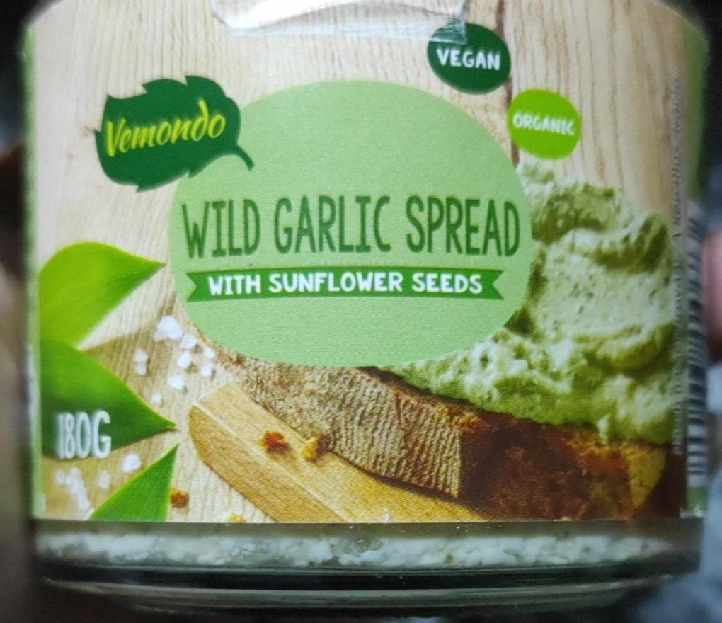 Fotografie - Organic Wild garlic spread with sunflower seeds Vemondo