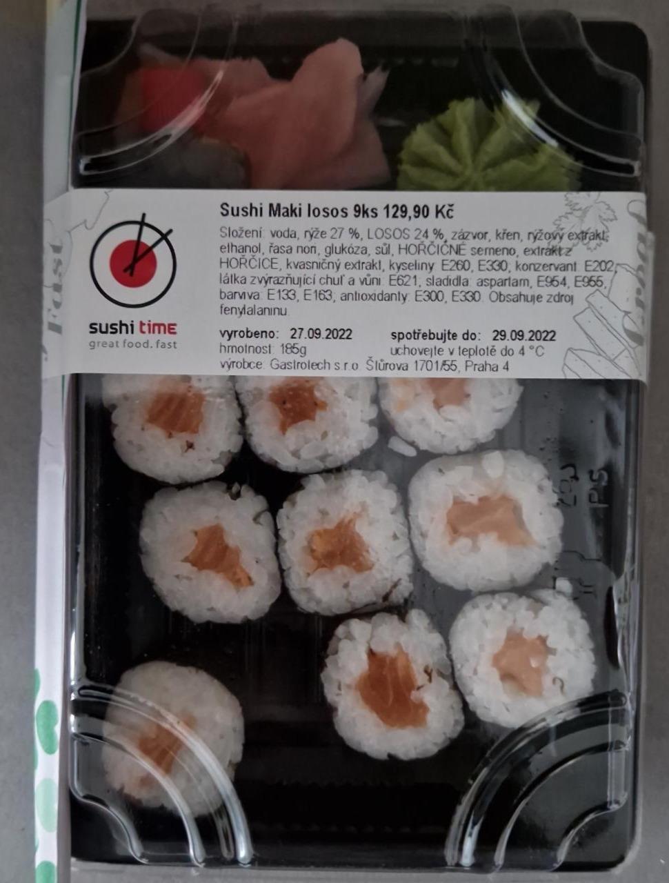 Fotografie - Sushi Maki losos 9ks Sushi time